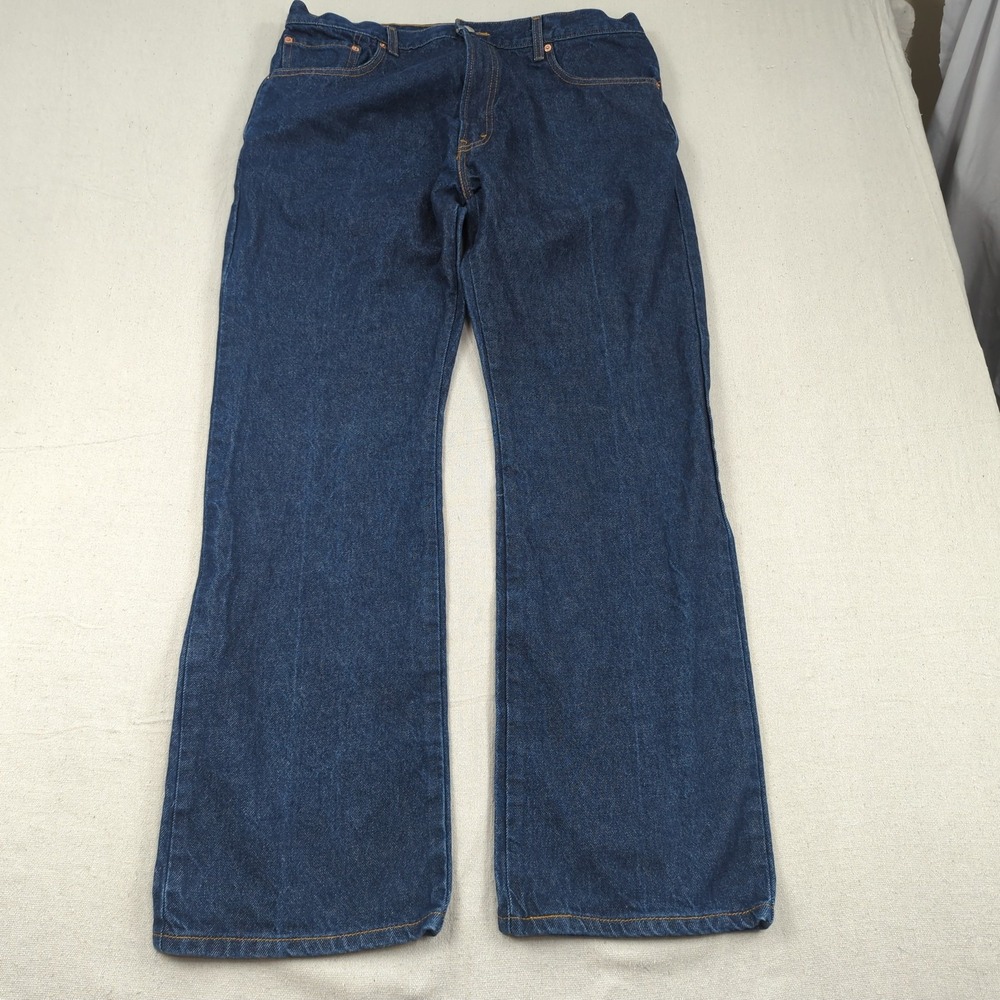 Levis Jeans Mens 38x32 Blue 517 Boot Cut Western Cowboy Rodeo American Classic